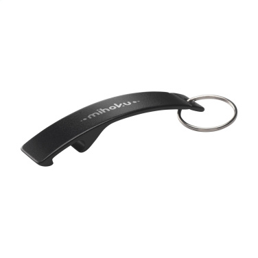 Logo trade corporate gifts picture of: Alu Opener GRS Recycled keyring