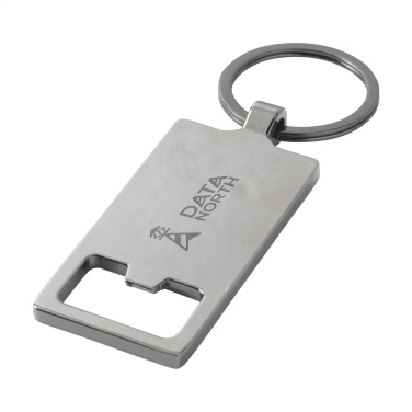 Logo trade promotional products image of: Sammy bottle opener / keyring