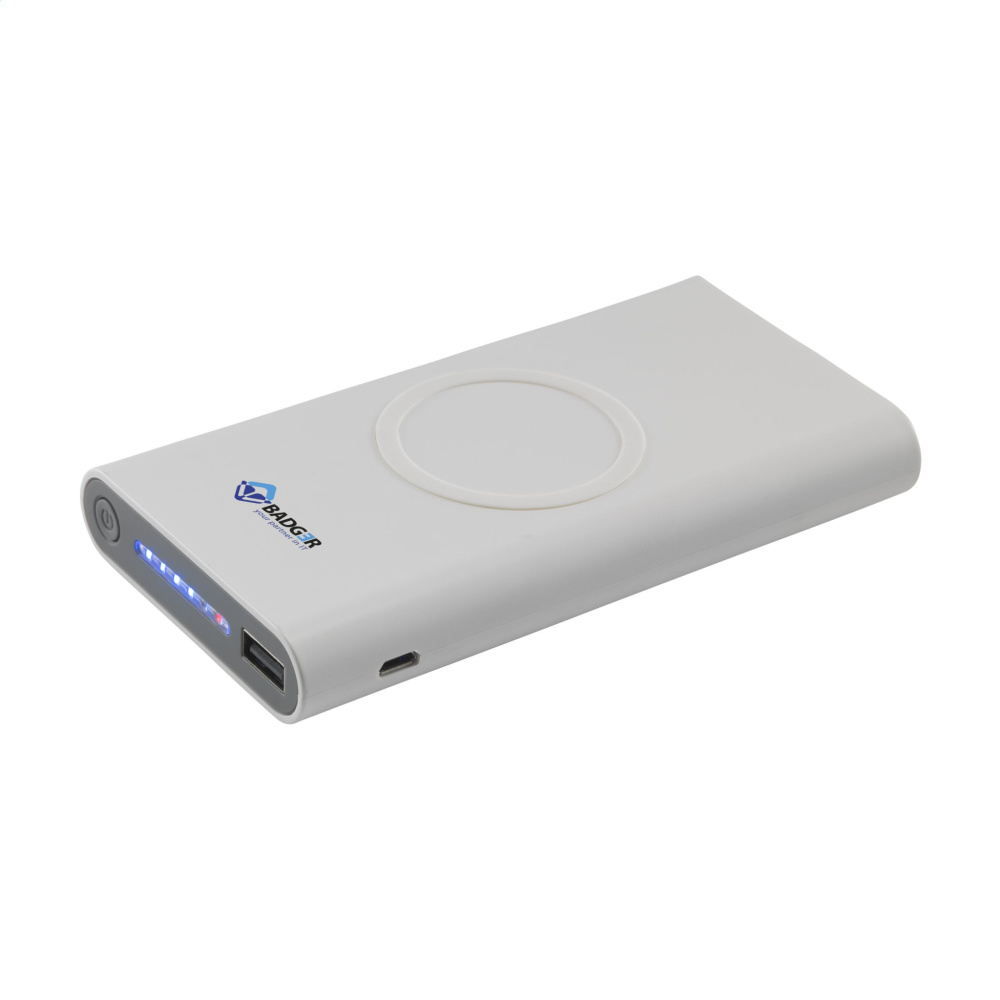Logotrade promotional gift image of: Wireless Powerbank 8000 C wireless charger