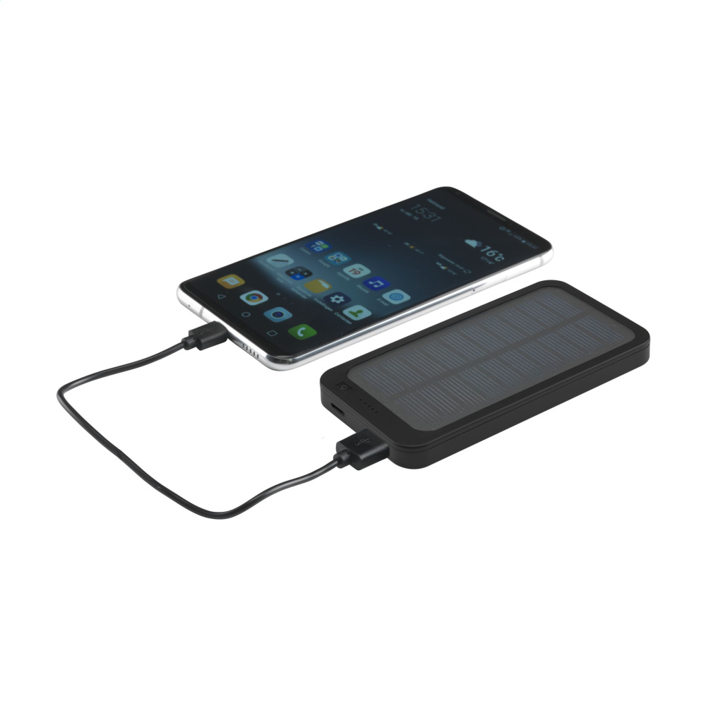 Logo trade advertising products image of: Solar RCS Powerbank 4000 power charger