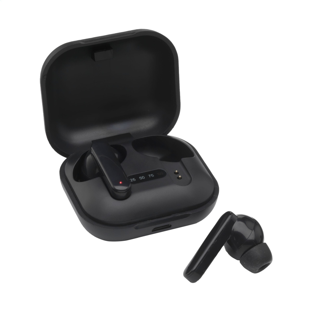 Logotrade business gift image of: Aron TWS Wireless Earbuds in Charging Case