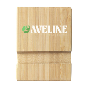 Logo trade promotional item photo of: Supporto Bamboo phone stand