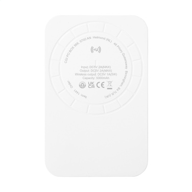 Logotrade corporate gifts photo of: Force Magnetic RCS Recycled Wireless Powerbank 5000