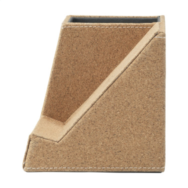 Logotrade advertising products photo of: Ecork Pen Holder Wireless Charger