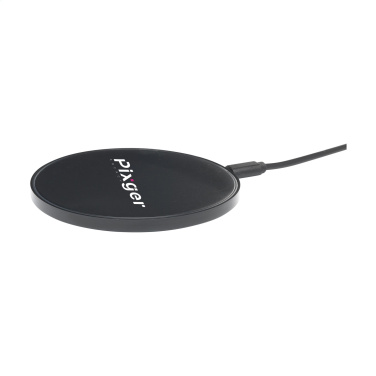 Logo trade promotional item photo of: Coil RCS Recycled Wireless Charger