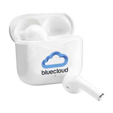 Logo trade promotional merchandise image of: Olaf RCS TWS Wireless Earbuds