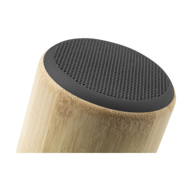 Logo trade promotional giveaway photo of: Timor Bamboo Wireless Speaker