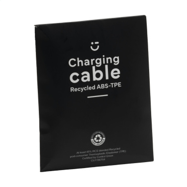 Logotrade corporate gift image of: Charging Cable RCS Recycled ABS-TPE