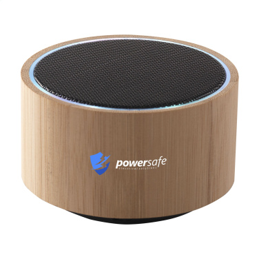 Logo trade corporate gifts picture of: Wave Bamboo Wireless Speaker