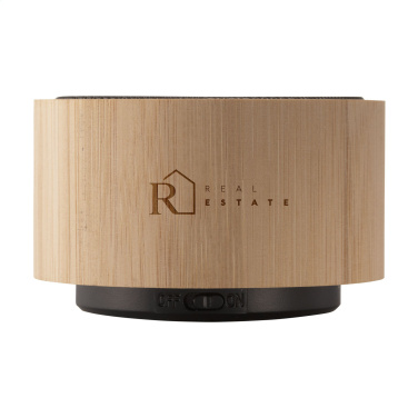 Logo trade promotional giveaway photo of: Wave Bamboo Wireless Speaker