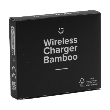 Logotrade corporate gifts photo of: Bamboo Wireless Charger 15W