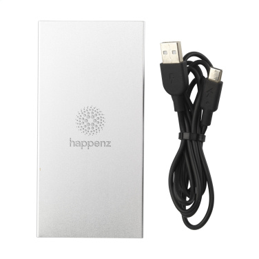 Logo trade promotional merchandise image of: Tecco GRS Recycled Alu Powerbank 5000 external charger