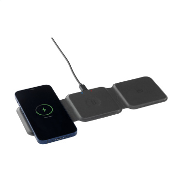 Logo trade advertising products image of: TriCharge RCS  Recycled PU Wireless Charger