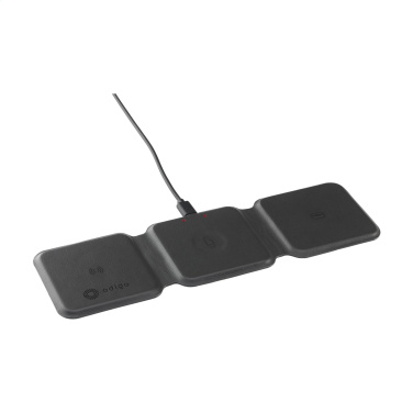 Logotrade promotional product picture of: TriCharge RCS  Recycled PU Wireless Charger