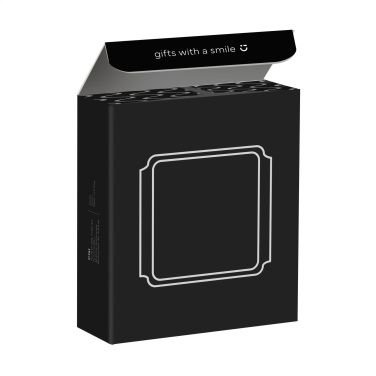 Logo trade promotional giveaways image of: TriCharge RCS  Recycled PU Wireless Charger