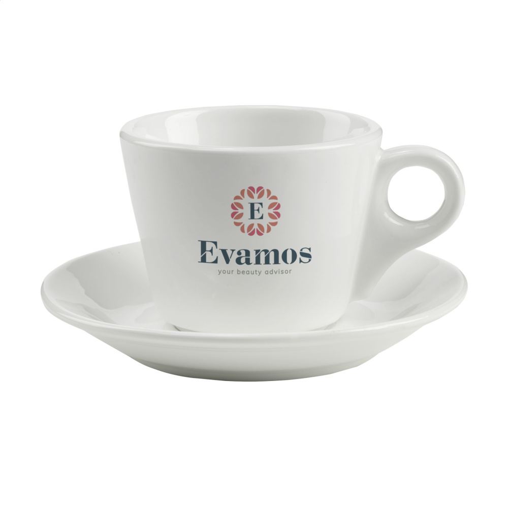 Logo trade promotional giveaways image of: DaVinci 205 ml cup and saucer