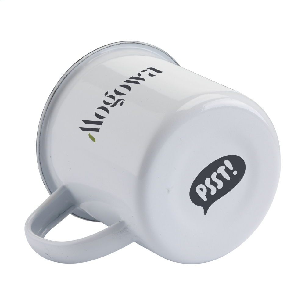 Logotrade promotional merchandise photo of: Retro Enamel Mug 350 ml