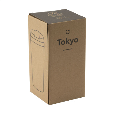 Logo trade promotional items picture of: Tokyo 450 ml bamboo thermo cup