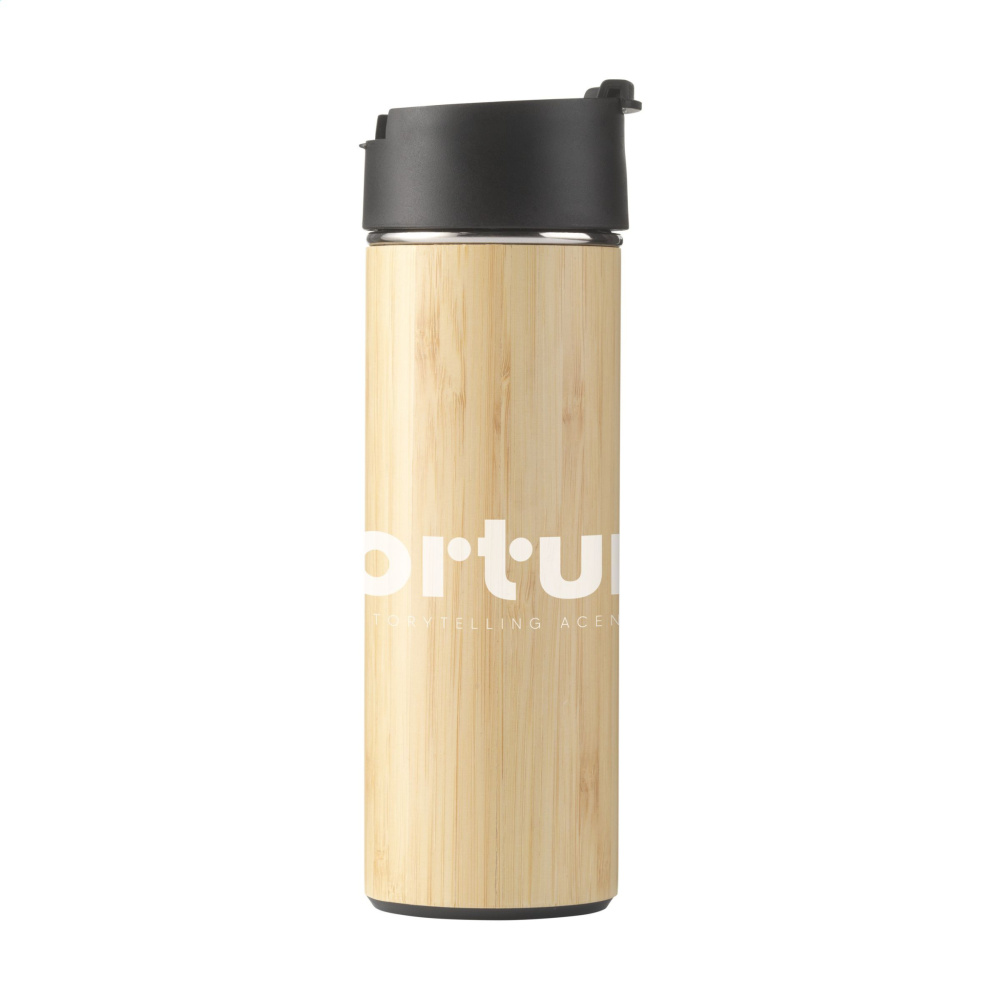 Logotrade promotional gift picture of: Sakura 360 ml bamboo thermo bottle/thermo cup