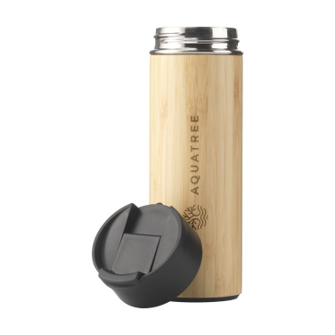 Logotrade promotional product image of: Sakura 360 ml bamboo thermo bottle/thermo cup
