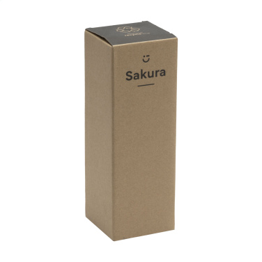 Logotrade advertising product image of: Sakura 360 ml bamboo thermo bottle/thermo cup