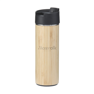 Logotrade promotional items photo of: Sakura 360 ml bamboo thermo bottle/thermo cup