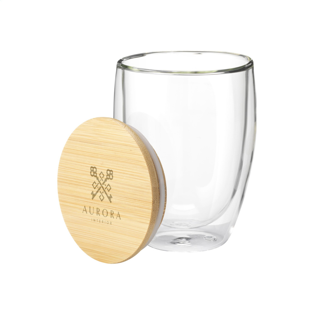 Logo trade promotional merchandise picture of: Alba 350 ml double-walled glass