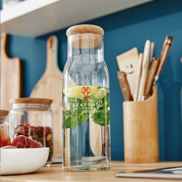 Logotrade promotional gift picture of: Algarve Carafe 1 L with a cork cap