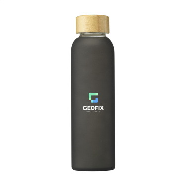 Logotrade advertising product image of: Frosty Glass Bottle 550 ml drinking bottle