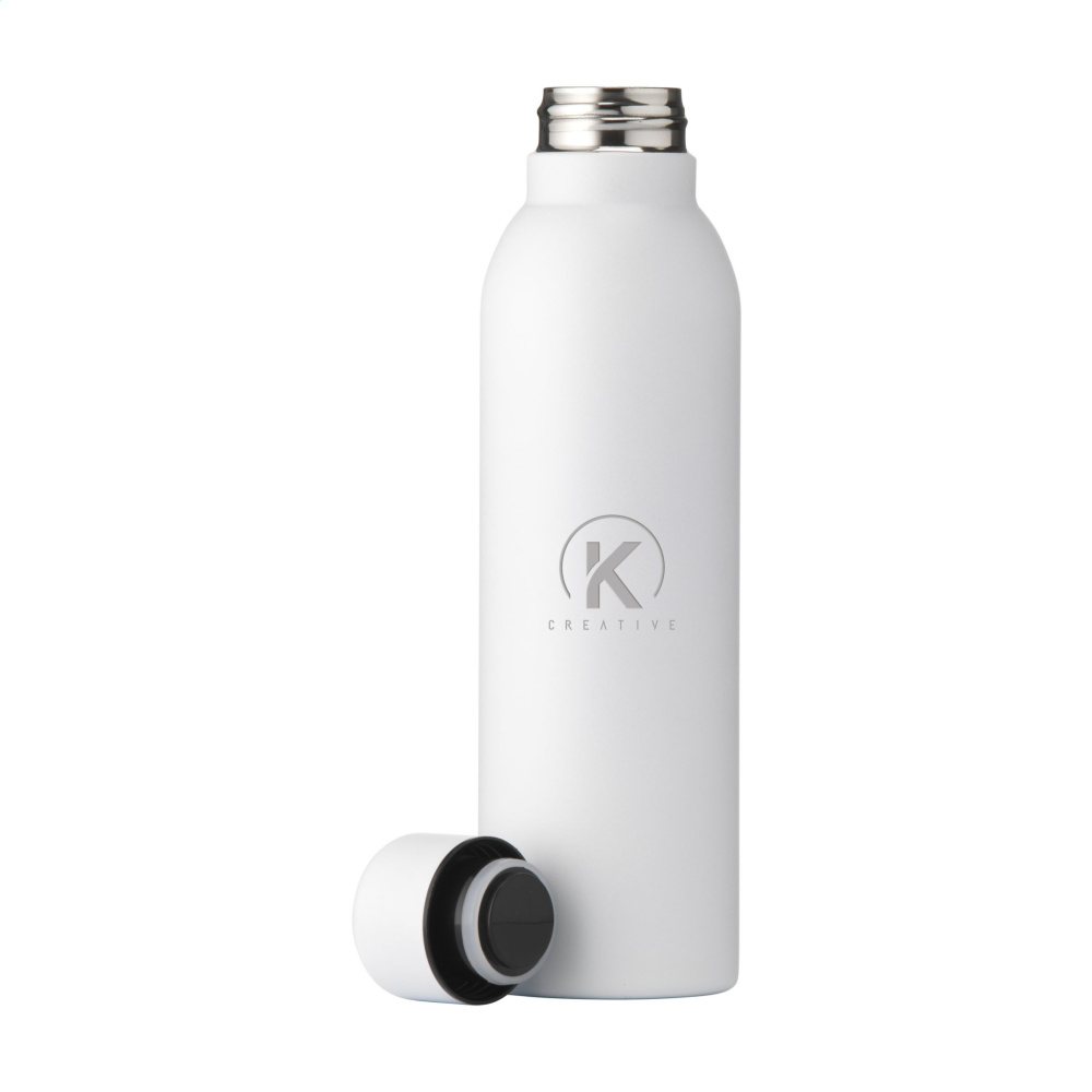 Logotrade promotional merchandise photo of: Helios RCS Recycled Steel Bottle 470 ml