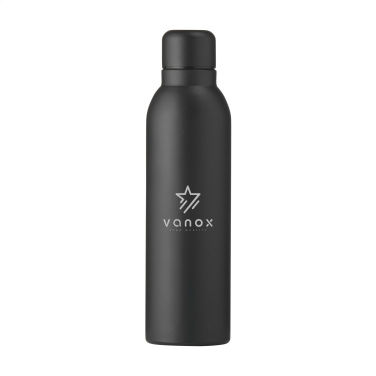 Logo trade advertising product photo of: Helios RCS Recycled Steel Bottle 470 ml