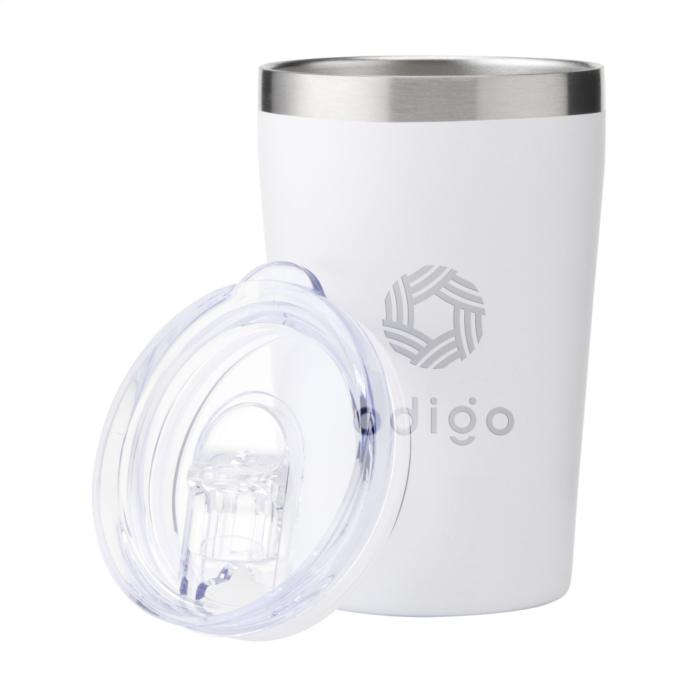 Logo trade advertising products picture of: Re-Steel RCS Recycled Coffee Mug 380 ml thermo cup