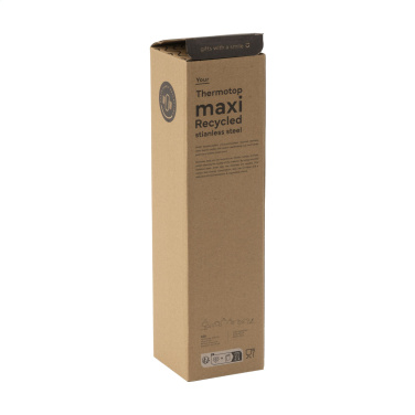Logotrade promotional gift picture of: Thermotop Maxi RCS Recycled Steel 1,000 ml thermobottle