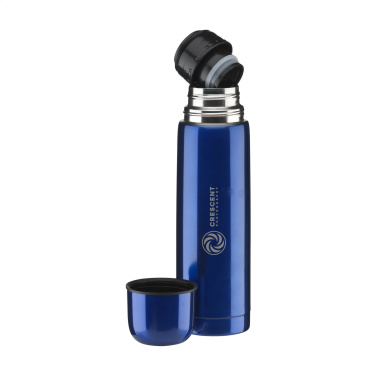 Logotrade promotional giveaway image of: ThermoColour RCS Recycled Steel 500 ml thermo bottle