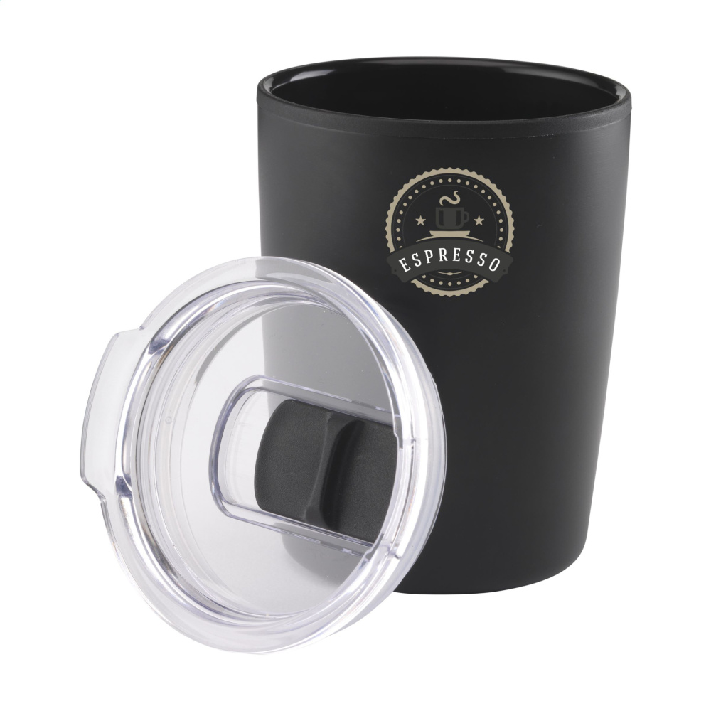 Logo trade advertising products image of: Espresso-to-Go Mug RCS Recycled Steel 170 ml