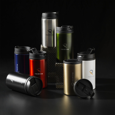 Logotrade promotional merchandise image of: Thermo Can RCS Recycled Steel 300 ml thermo cup
