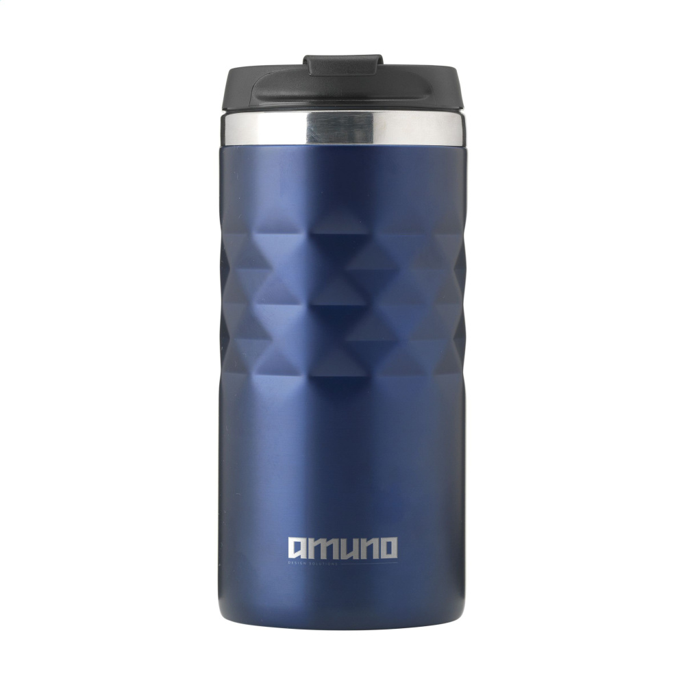 Logo trade business gifts image of: Geometric Mug RCS Recycled Steel 280 ml thermo cup