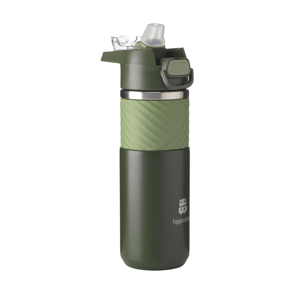 Logo trade promotional merchandise photo of: Lynn RCS Recycled Steel Bottle 500 ml