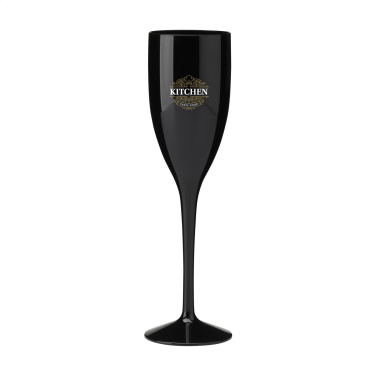 Logo trade promotional gift photo of: Lunaire Reusable Champagne Glass 150 ml