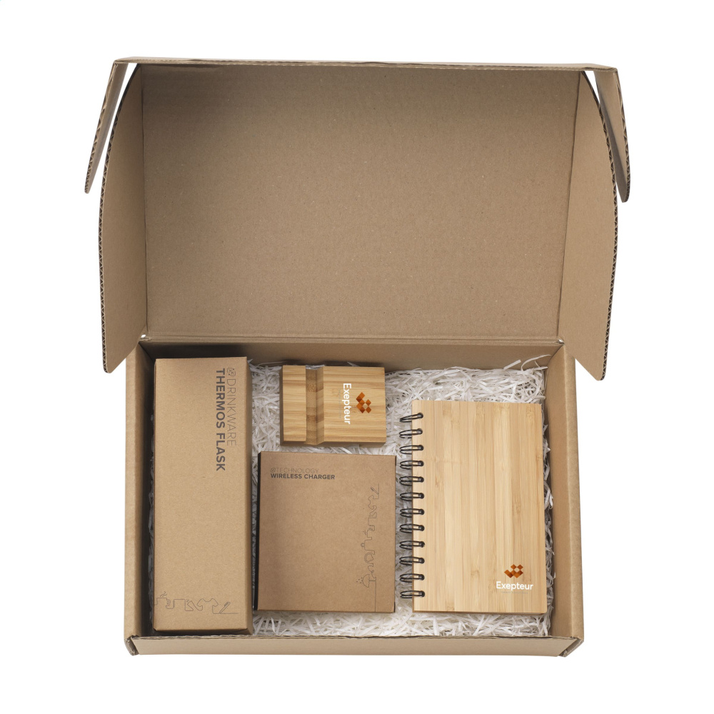 Logotrade promotional product image of: Merch Set Bamboo Boost