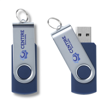 Logo trade promotional gift photo of: USB Twist from stock 32 GB