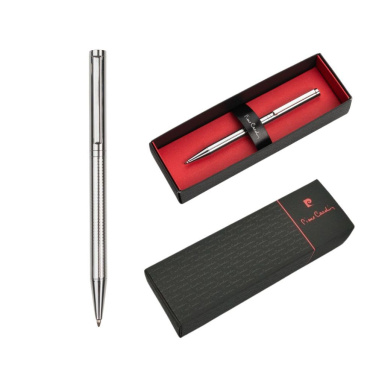 Logo trade business gifts image of: Metal ballpoint pen DOMINIQUE Pierre Cardin
