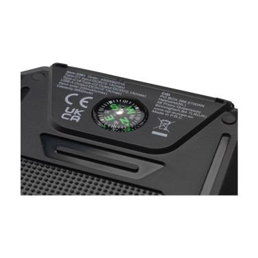 Logo trade business gifts image of: Trail RCS Solar Charger Compass 8000