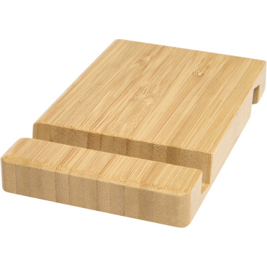 Logotrade business gifts photo of: Bubup bamboo 2-angled tablet and phone stand