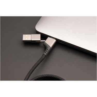 Logotrade promotional items photo of: SCX.design C52 100W 4-in-1 rPET magnetic ultra fast charging cable 