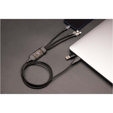 Logotrade promotional items photo of: SCX.design C50 5-in-1 fast charging 100W/5A cable with digital display