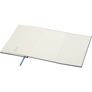 Logotrade promotional item picture of: Alejandra A5 recycled plastic hard cover notebook