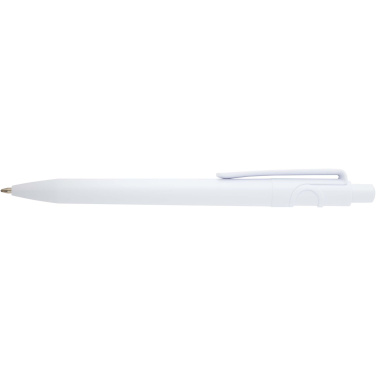 Logo trade advertising products image of: Unica recycled plastic ballpoint pen (black ink)
