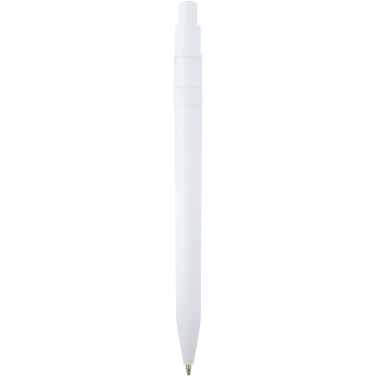 Logo trade promotional merchandise photo of: Unica recycled plastic ballpoint pen (black ink)