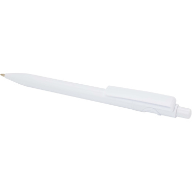 Logo trade promotional merchandise picture of: Unica recycled plastic ballpoint pen (black ink)